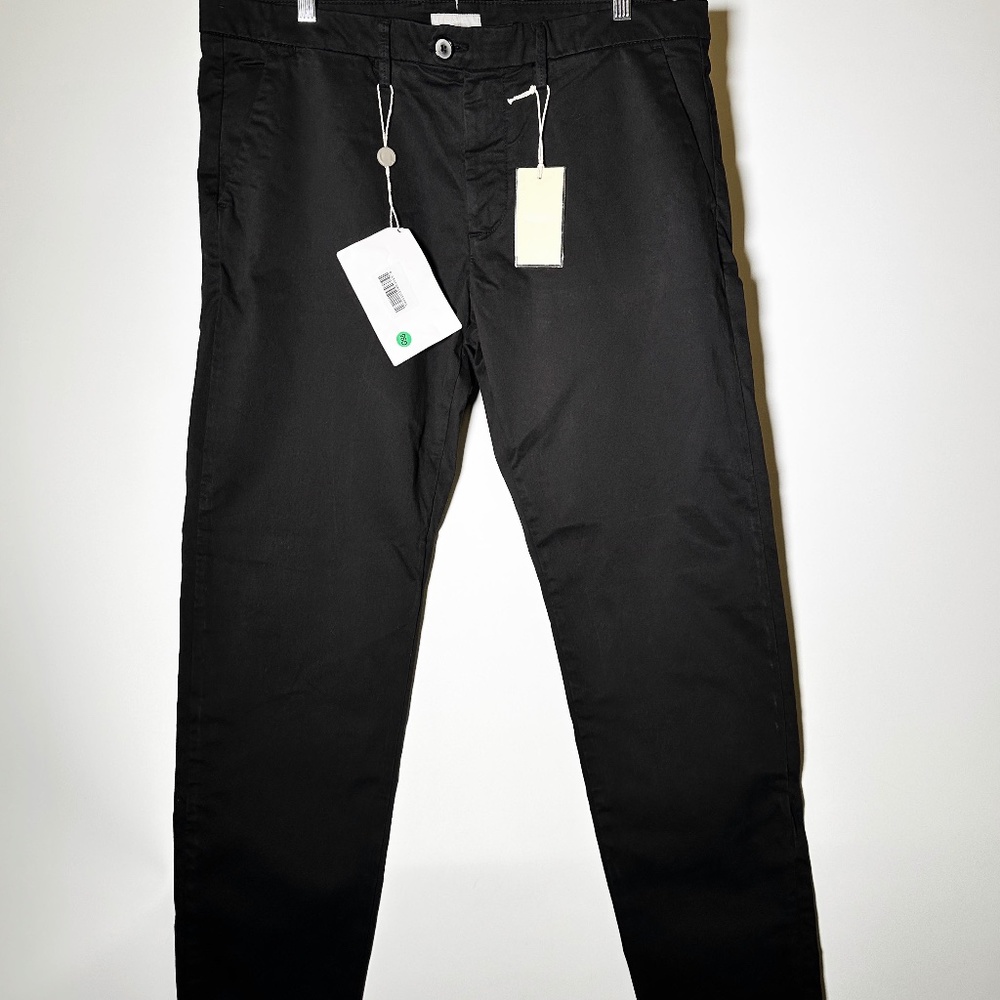 SSEISE - New - Slim Fit Pants - Black - Mens Size IT54 (US 38, fits like 36)
